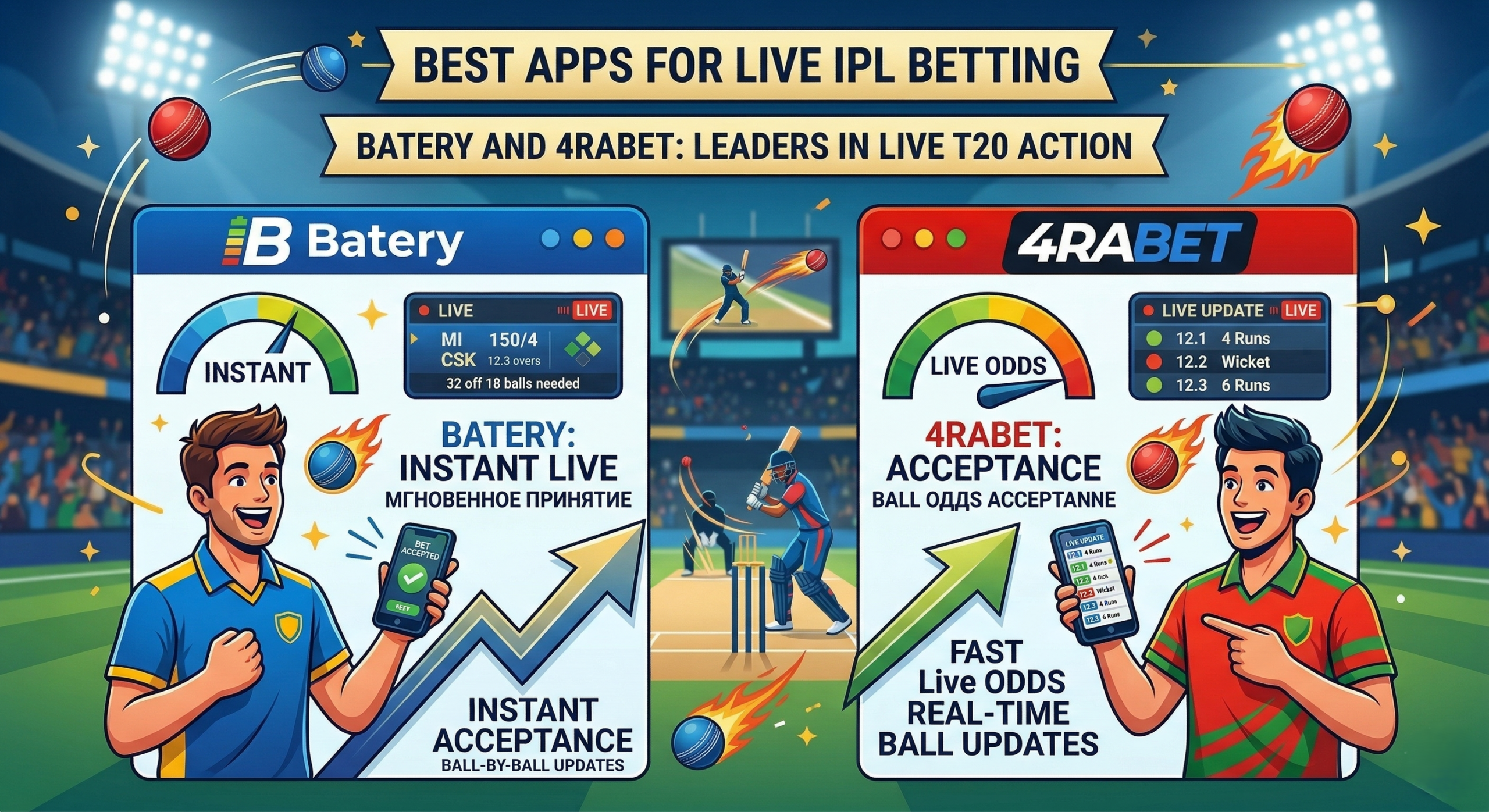 Best betting apps for IPL live betting.